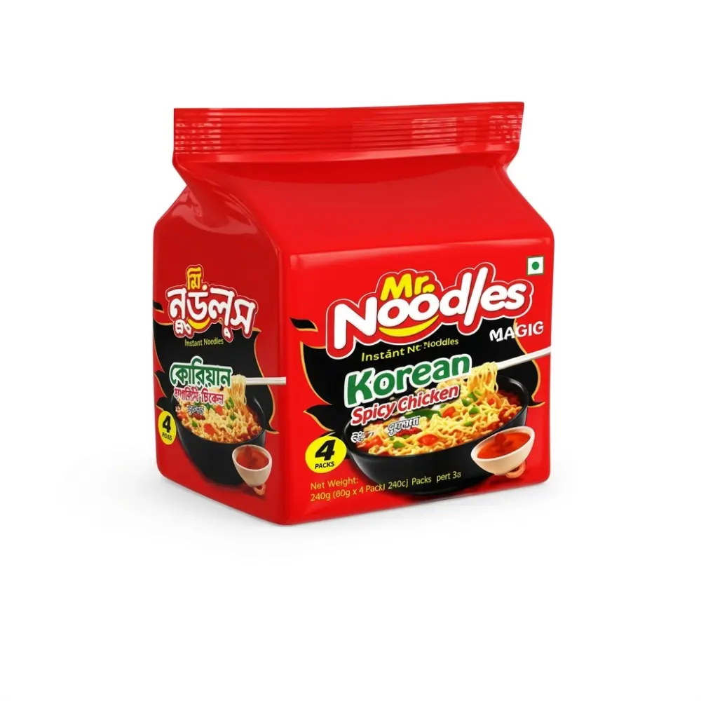 Mr. Noodles Korean Super Spicy 4 Pieces