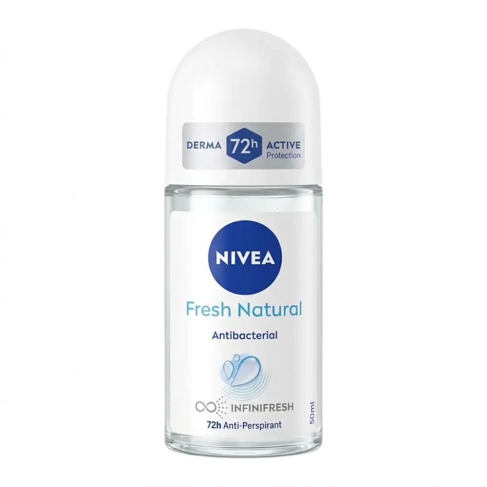 Nivea Fresh Natural Antibacterial Roll On 50ml